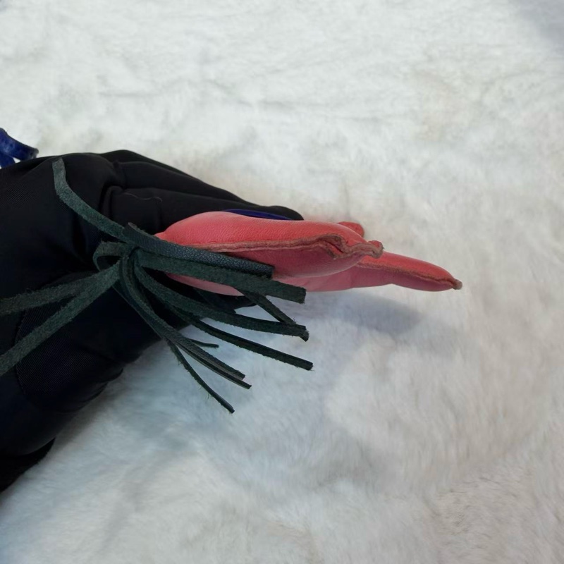 Hermes 罕有粉色中號馬吊飾-6