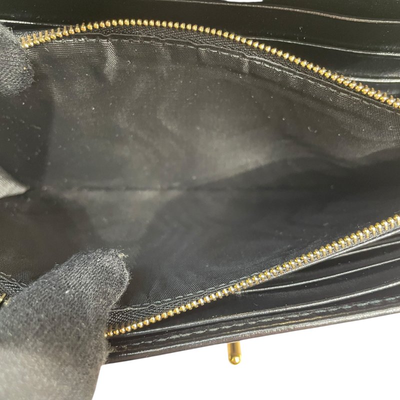 GUCCI 古馳 652681 JACKIE 1961 鍊條長夾 皮革 黑色 金扣-13
