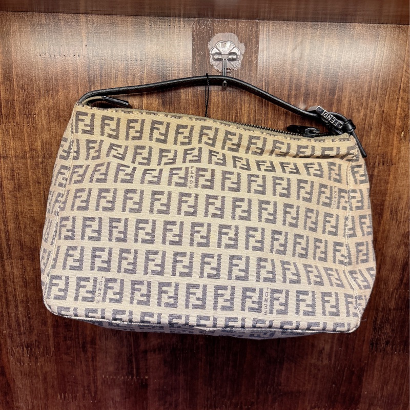 Fendi FF 標誌手提包-0