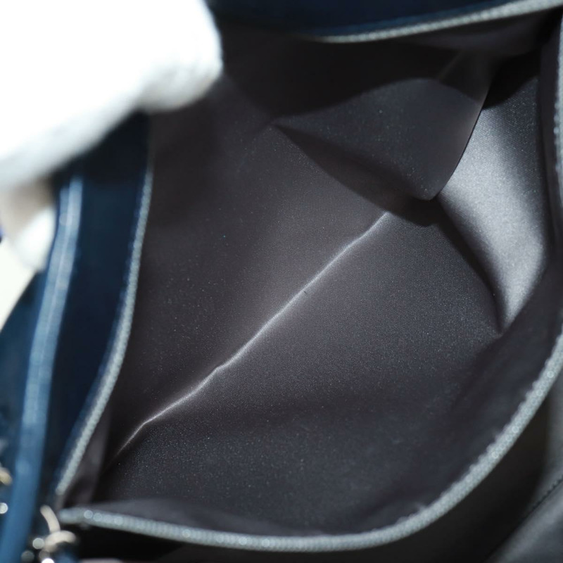 【日本直送】香奈兒 (CHANEL) 絎縫鏈條肩背包/手提包,羊皮材質,海軍藍,CC標誌,正品編號 163283SAV-23