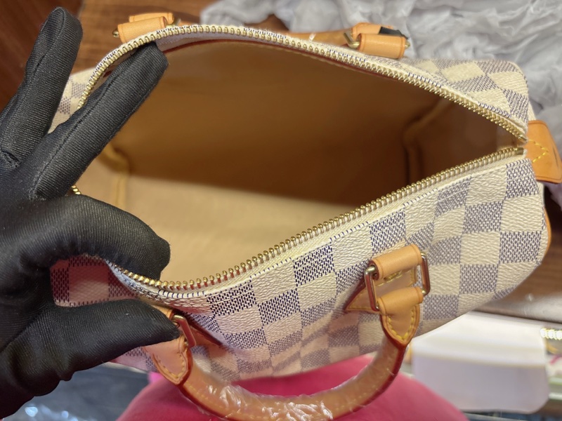 Louis Vuitton Speedy Damier Azur 手提包-2