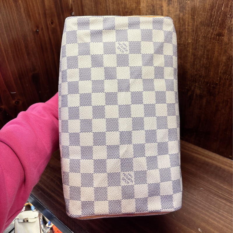 Louis Vuitton Speedy Damier Azur 手提包-5