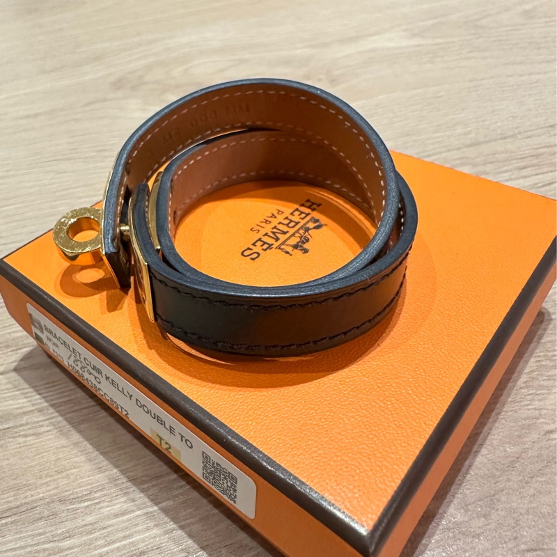 🖤法式帥氣性格又優雅的愛馬仕手環🖤HermèsKelly Double Tour 手環。-1
