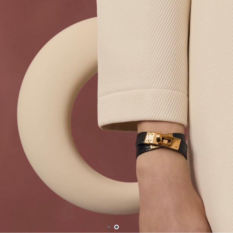 🖤法式帥氣性格又優雅的愛馬仕手環🖤HermèsKelly Double Tour 手環。-6