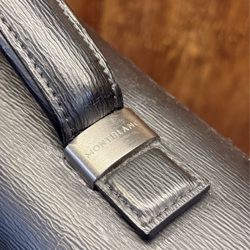 Montblanc 真皮公事包-6