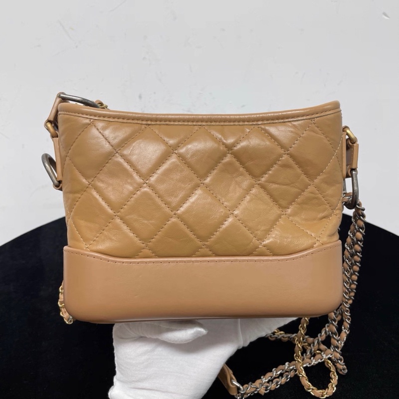 【95%新 ✨ 全網最低價】chanel 流浪包 小號 灰色 啡色 28開-2