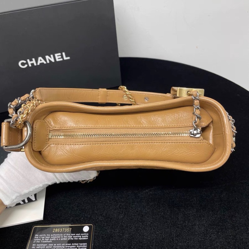 【95%新 ✨ 全網最低價】chanel 流浪包 小號 灰色 啡色 28開-4