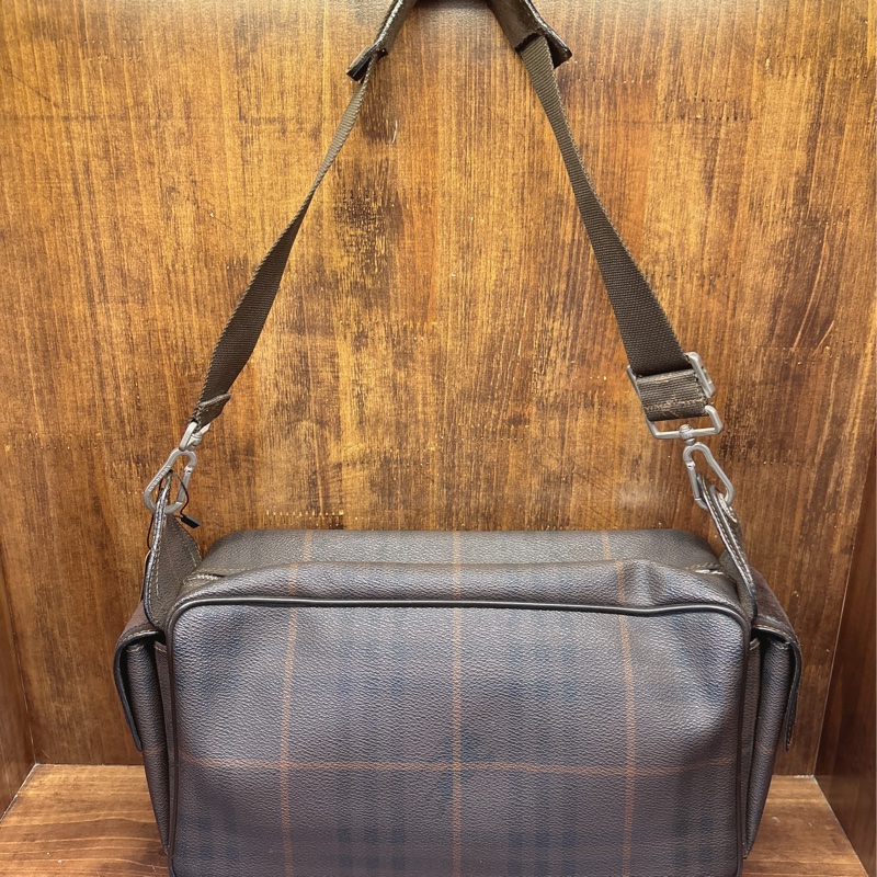 Burberry 格紋斜背包-3