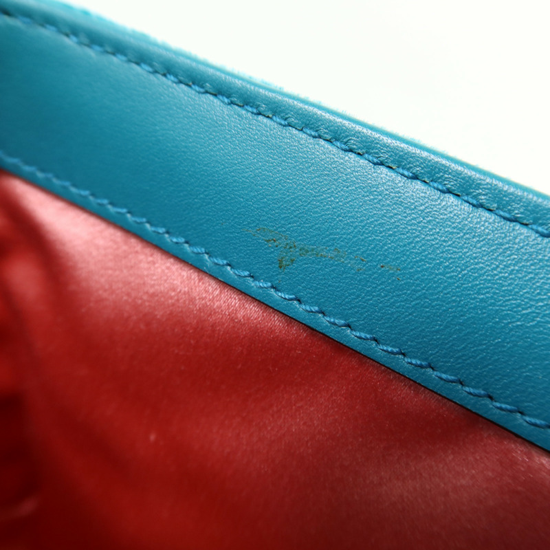 GUCCI 天鵝絨GG Marmont金扣鏈帶肩背袋-19