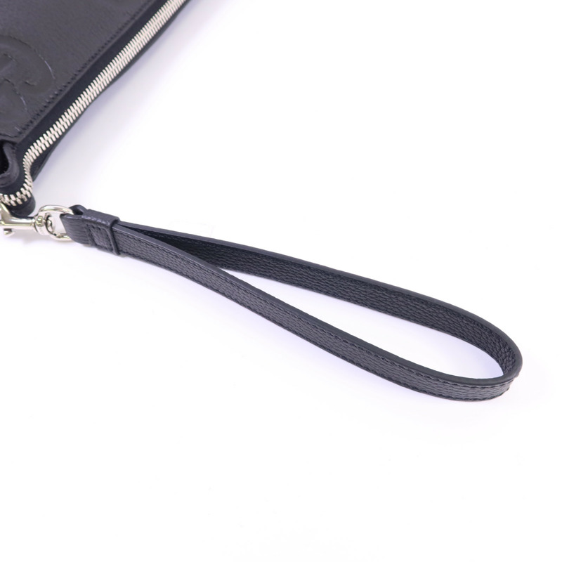 GUCCI 牛皮皮革Jumbo GG銀扣肩背袋-10