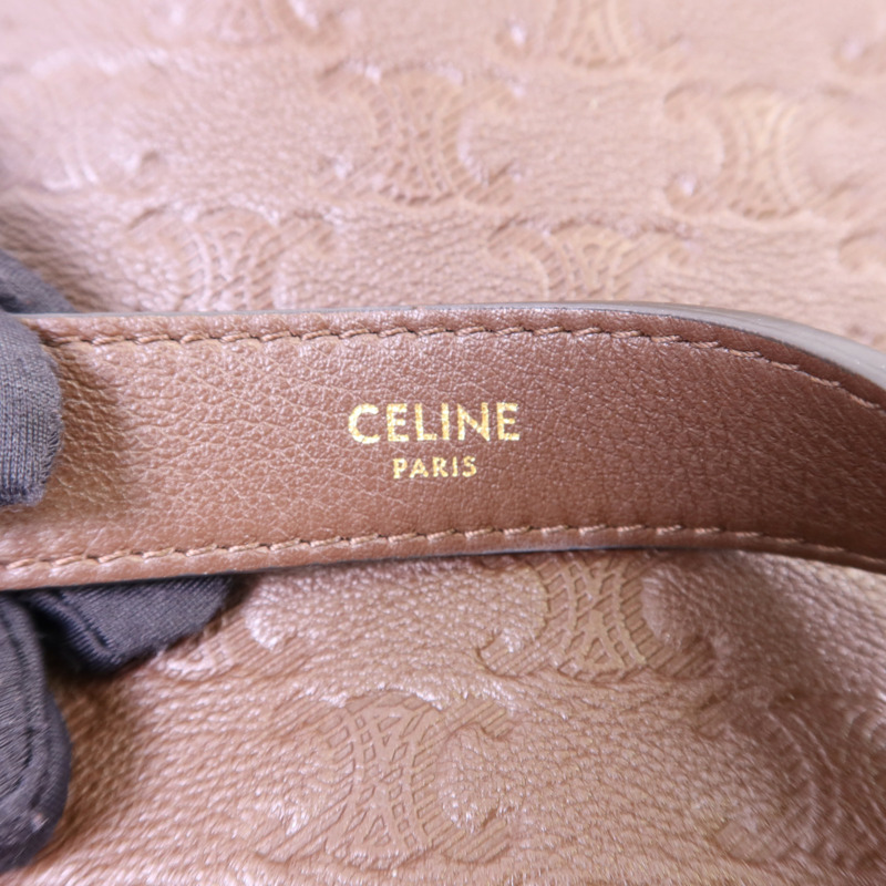CELINE 牛皮皮革Heloise Bag金扣肩背袋-5