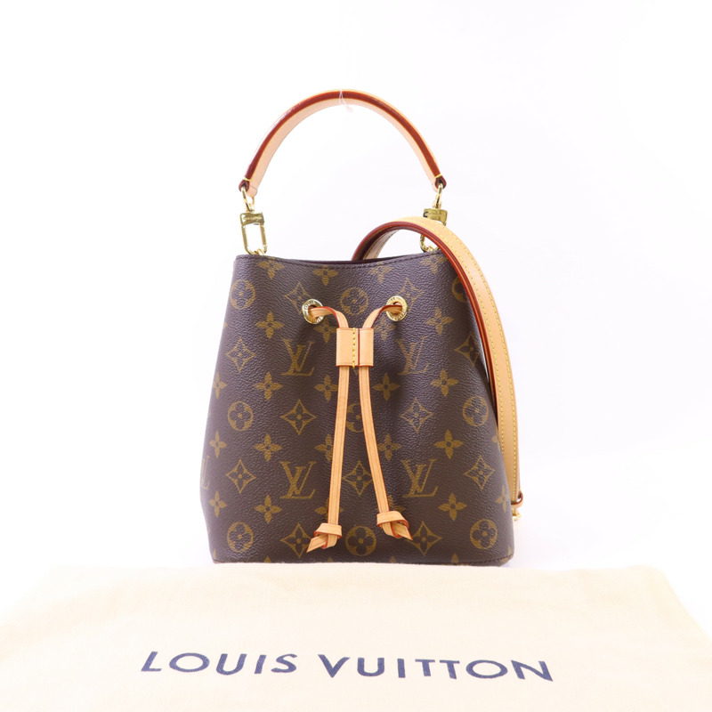 LOUIS VUITTON Monogram Neonoe BB金扣手挽肩背兩用袋-9