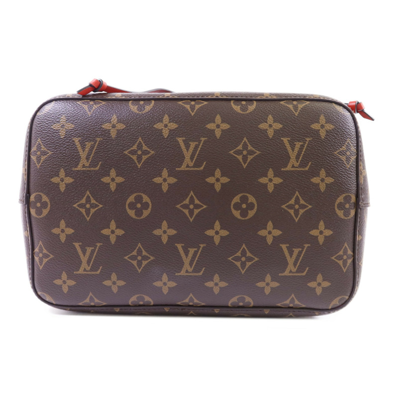 LOUIS VUITTON Monogram Neo Noe Bucket Bag金扣肩背袋Coquelicot-3