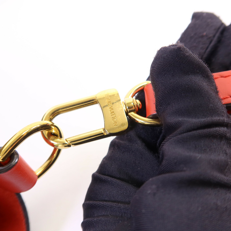 LOUIS VUITTON Monogram Neo Noe Bucket Bag金扣肩背袋Coquelicot-9