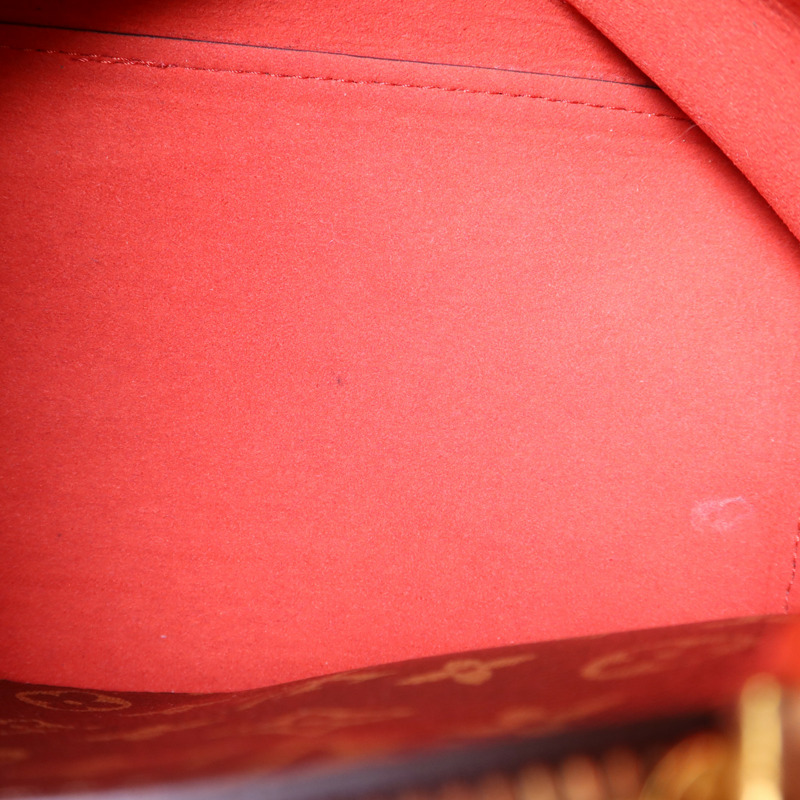 LOUIS VUITTON Monogram Neo Noe Bucket Bag金扣肩背袋Coquelicot-15