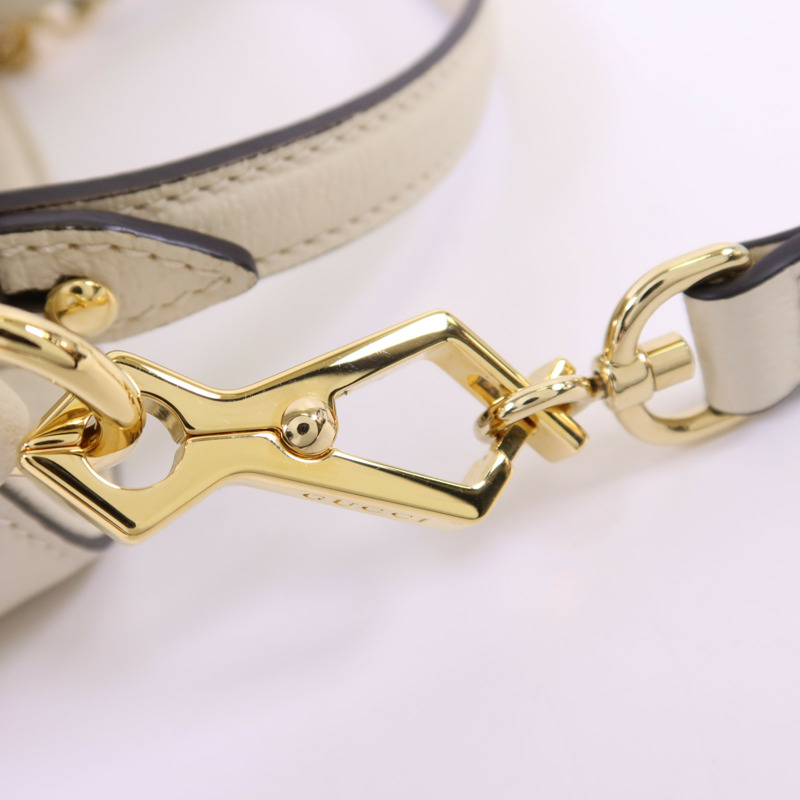 GUCCI 牛皮皮革Ophidia金扣手挽肩背兩用袋-10