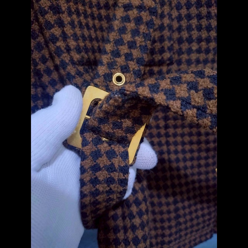 Chanel 咖黑小千鳥格外套-22