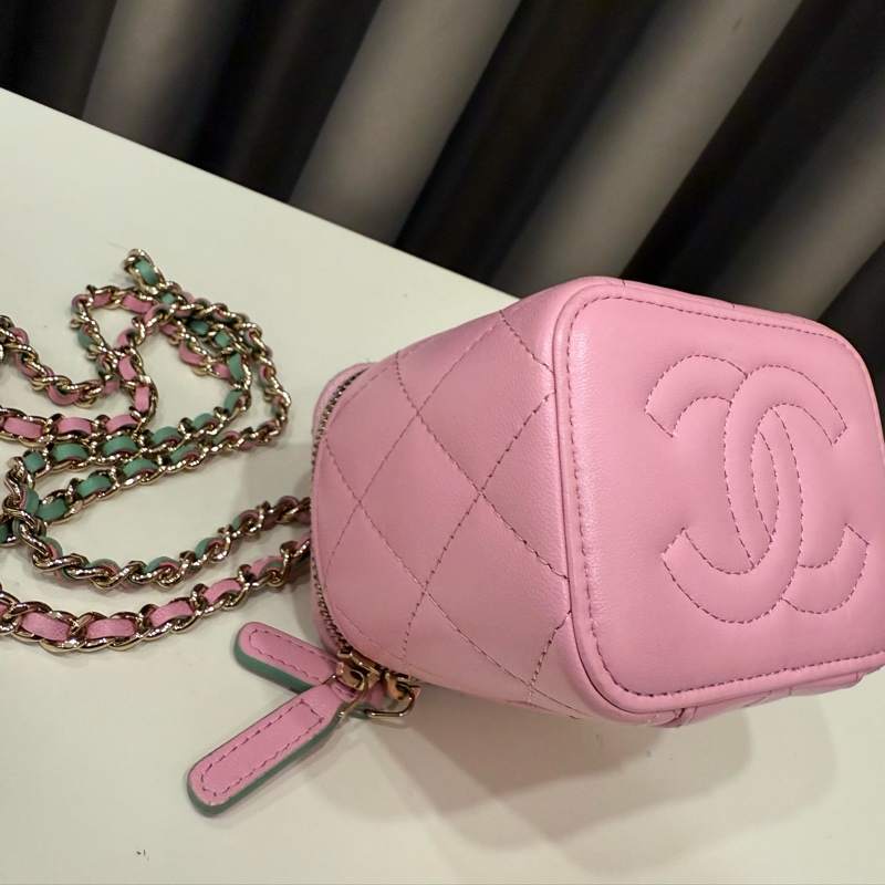 (大全配美包)Chanel香奈兒 提把小化妝盒-3