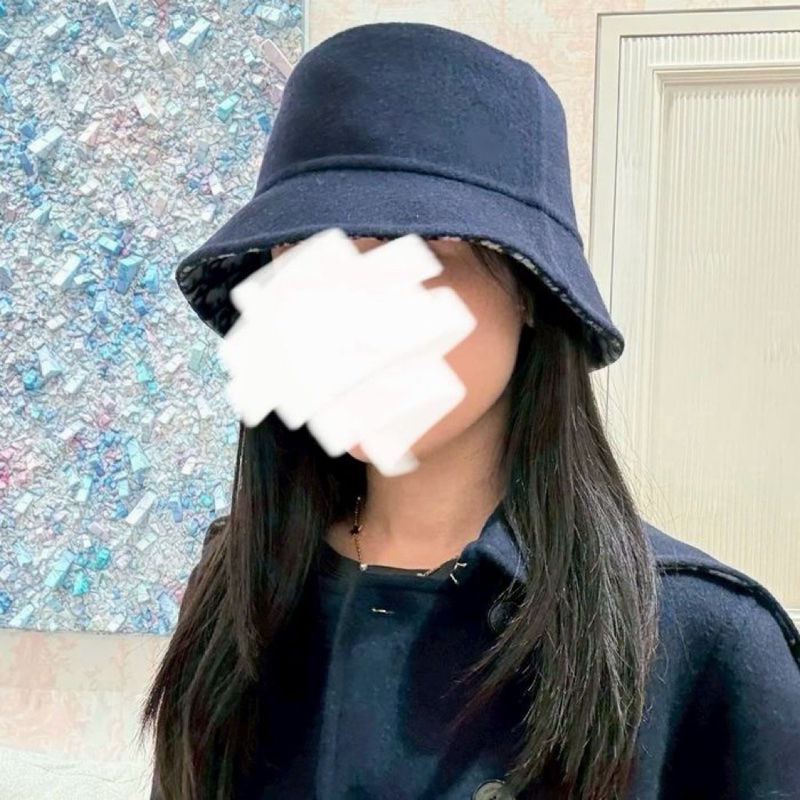 DIOR 迪奧 Teddy-D 雙面窄檐 羊毛 漁夫帽 休閒帽 雙面帽 遮陽帽 帽子-2