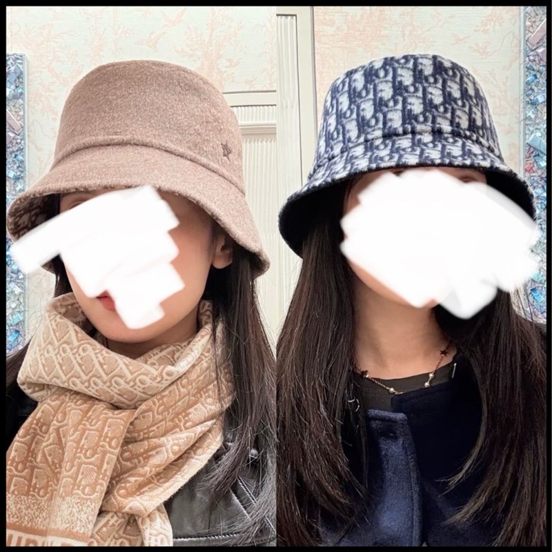 DIOR 迪奧 Teddy-D 雙面窄檐 羊毛 漁夫帽 休閒帽 雙面帽 遮陽帽 帽子-3