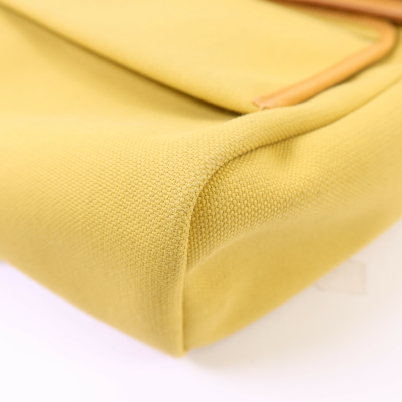 HERMES 帆布Herbag PM銀扣手挽肩背兩用袋Soleil-15