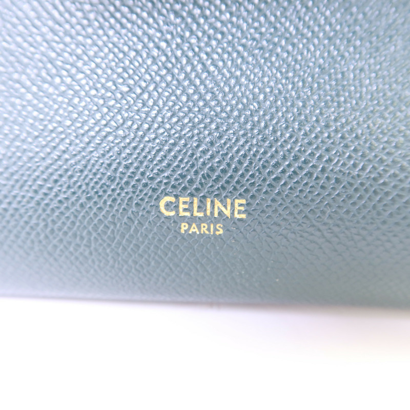 CELINE 牛皮皮革Nano Belt Bag金扣手挽肩背兩用袋-5