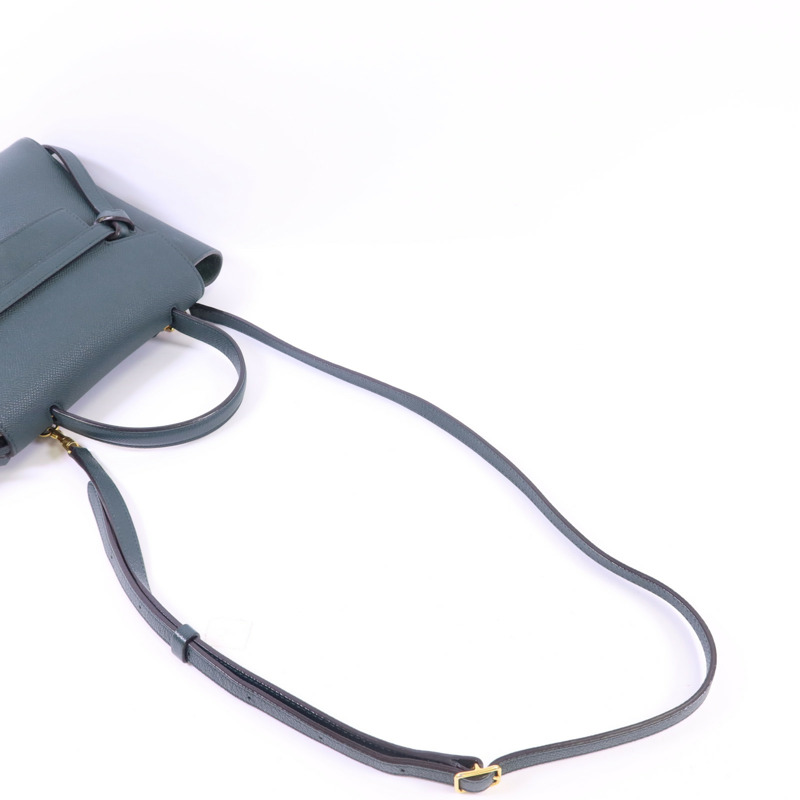 CELINE 牛皮皮革Nano Belt Bag金扣手挽肩背兩用袋-8