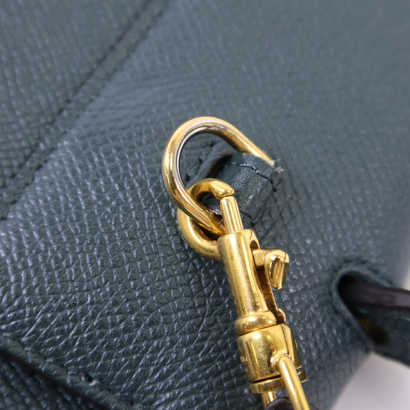 CELINE 牛皮皮革Nano Belt Bag金扣手挽肩背兩用袋-13