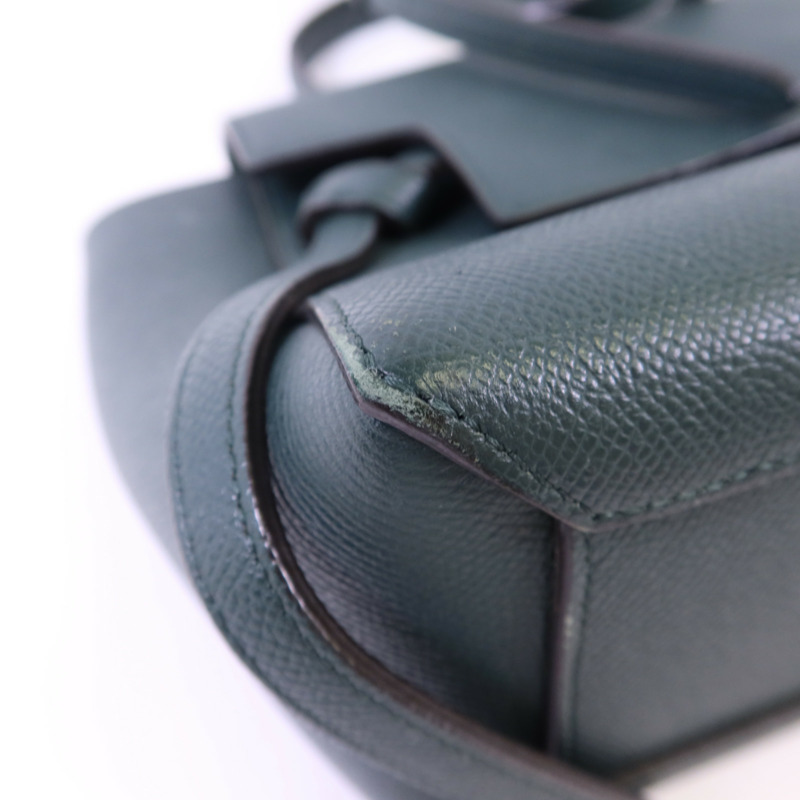 CELINE 牛皮皮革Nano Belt Bag金扣手挽肩背兩用袋-17