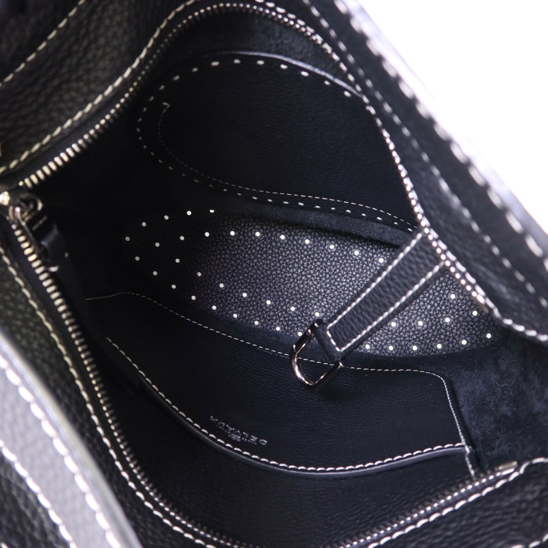 Delvaux 牛皮皮革Delvaux Pin Daily銀扣肩背袋-4