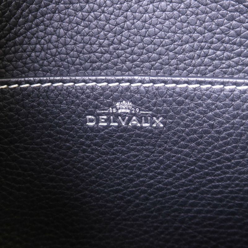 Delvaux 牛皮皮革Delvaux Pin Daily銀扣肩背袋-5
