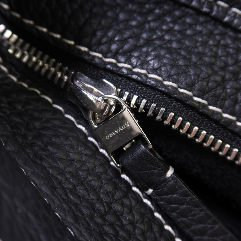 Delvaux 牛皮皮革Delvaux Pin Daily銀扣肩背袋-7