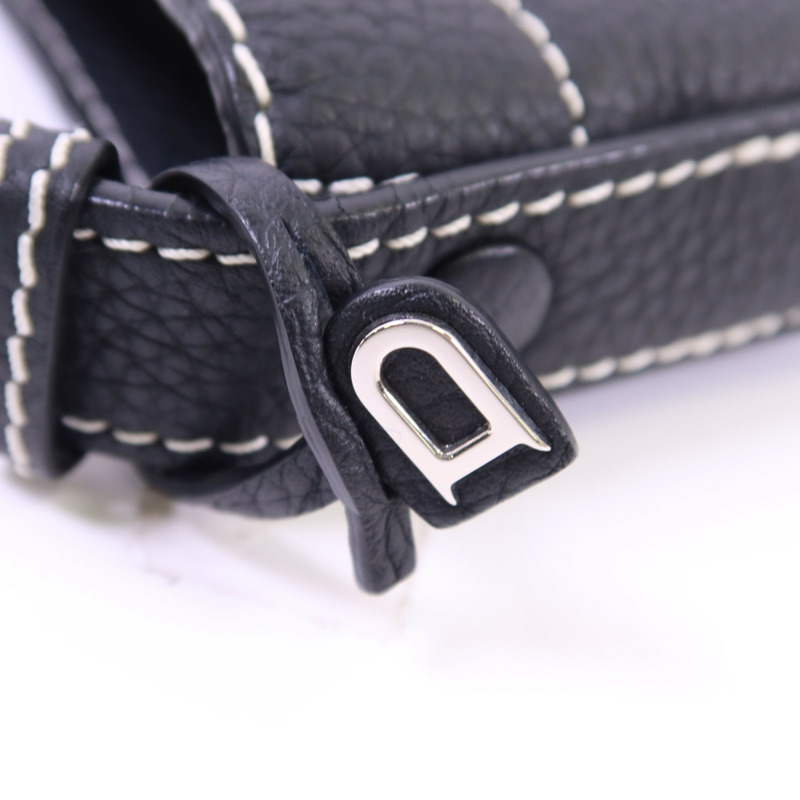 Delvaux 牛皮皮革Delvaux Pin Daily銀扣肩背袋-8