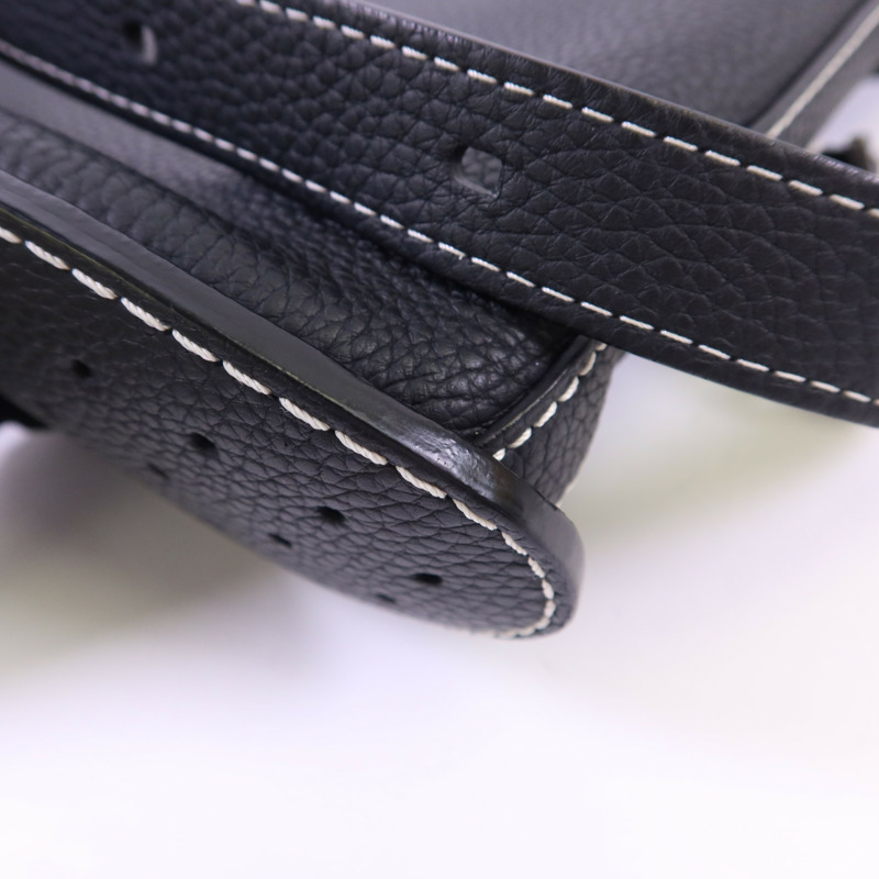 Delvaux 牛皮皮革Delvaux Pin Daily銀扣肩背袋-13