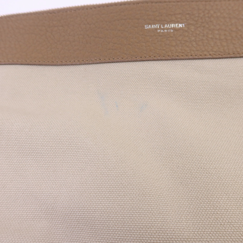 SAINT LAURENT 牛皮皮革Sac De Jour銀扣手挽肩背兩用袋-20