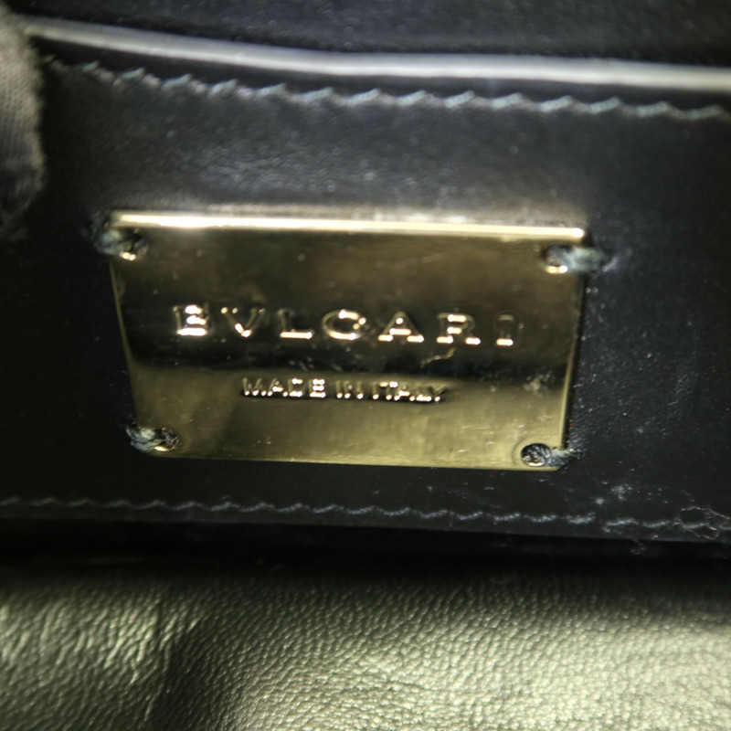 BVLGARI 牛皮皮革Serpenti Forever金扣鏈帶肩背袋-5