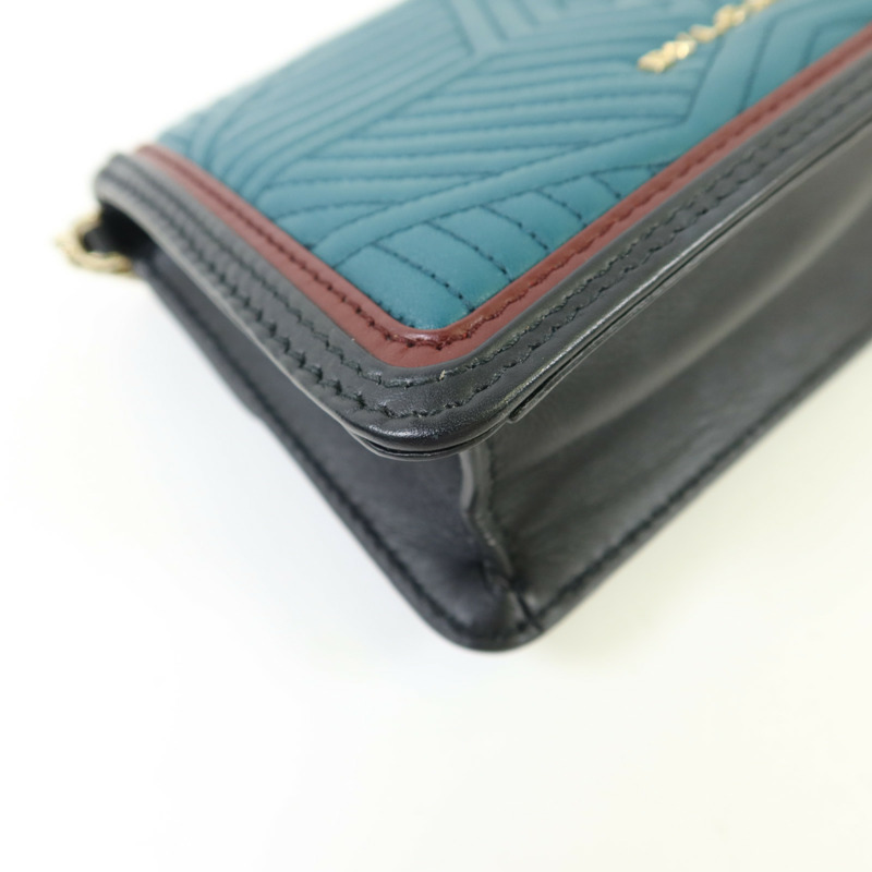 BVLGARI 牛皮皮革Serpenti Forever金扣鏈帶肩背袋-18