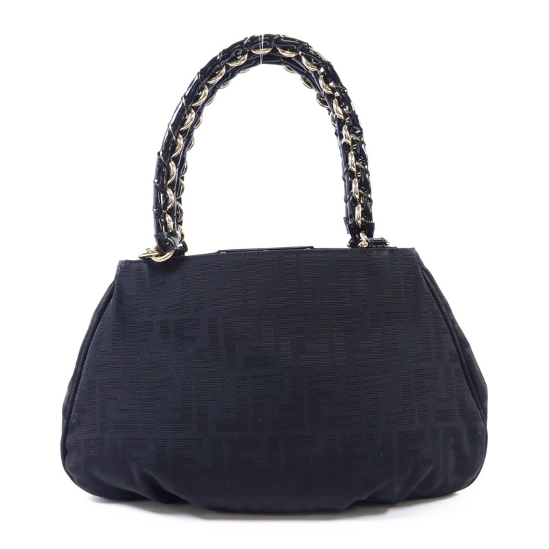 FENDI 帆布Shoulder Bag金扣肩背袋-1