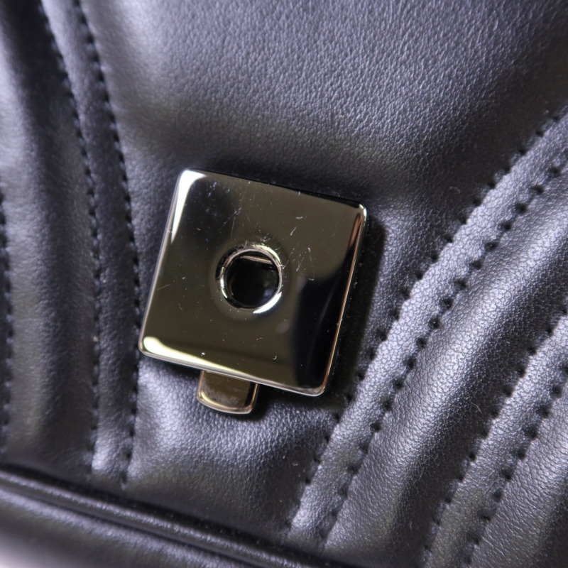 GUCCI 牛皮皮革Marmont Matelasse鏈帶肩背袋-12