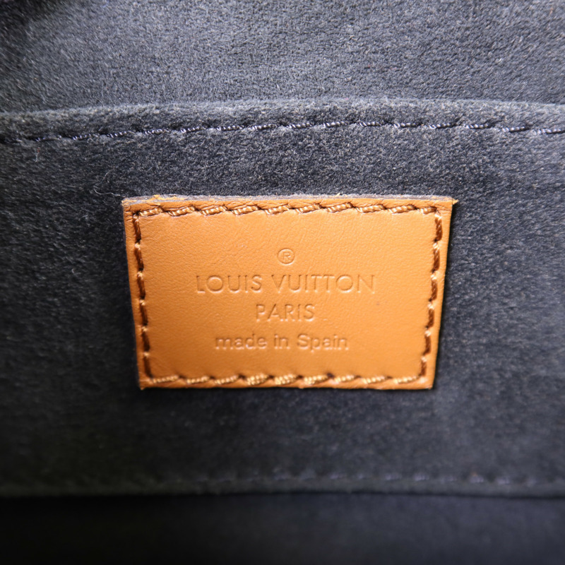 LOUIS VUITTON Monogram Reverse Mini Dauphine金扣肩背袋-5