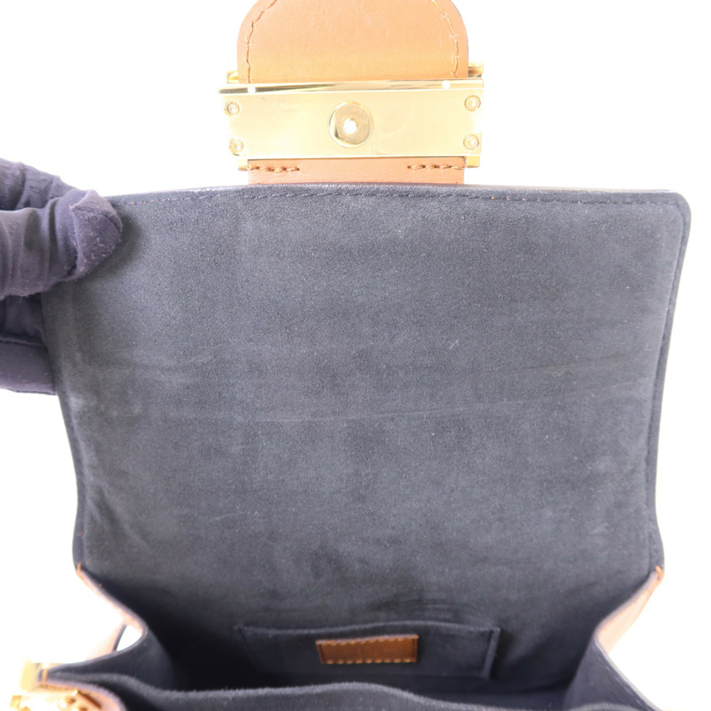 LOUIS VUITTON Monogram Reverse Mini Dauphine金扣肩背袋-8