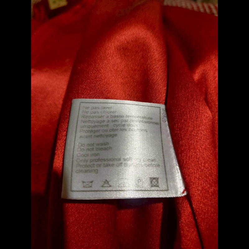 Chanel 紅白毛呢格外套-27