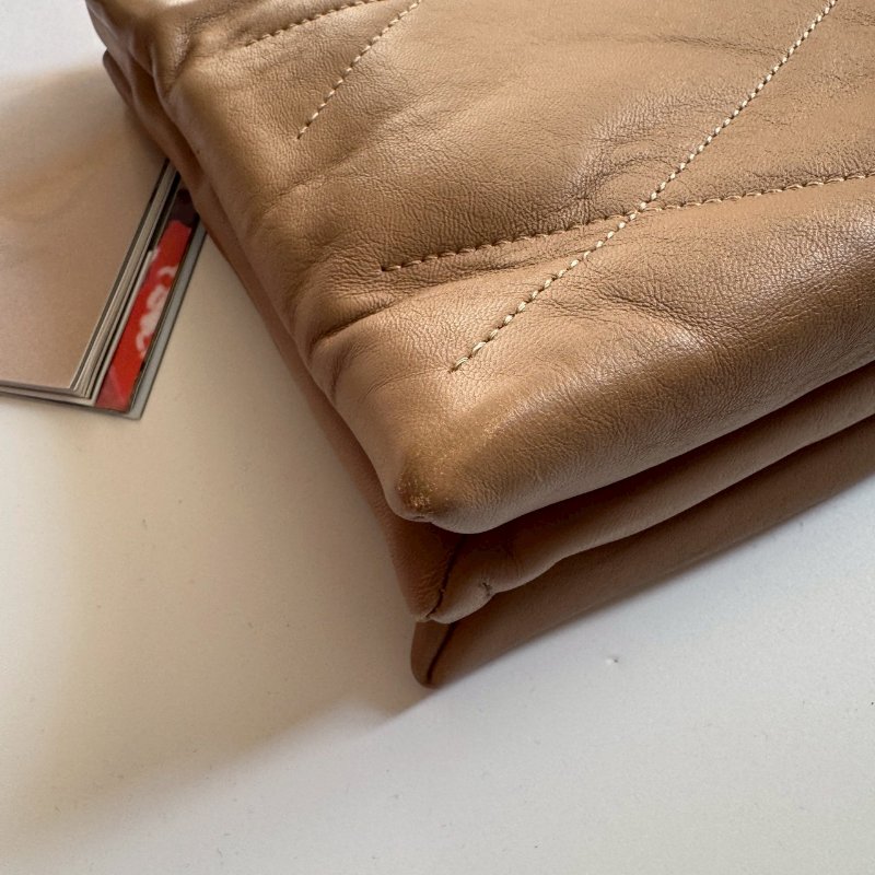 🎉耐看款✨百搭款 Lanvin 奶茶色肩背包-5