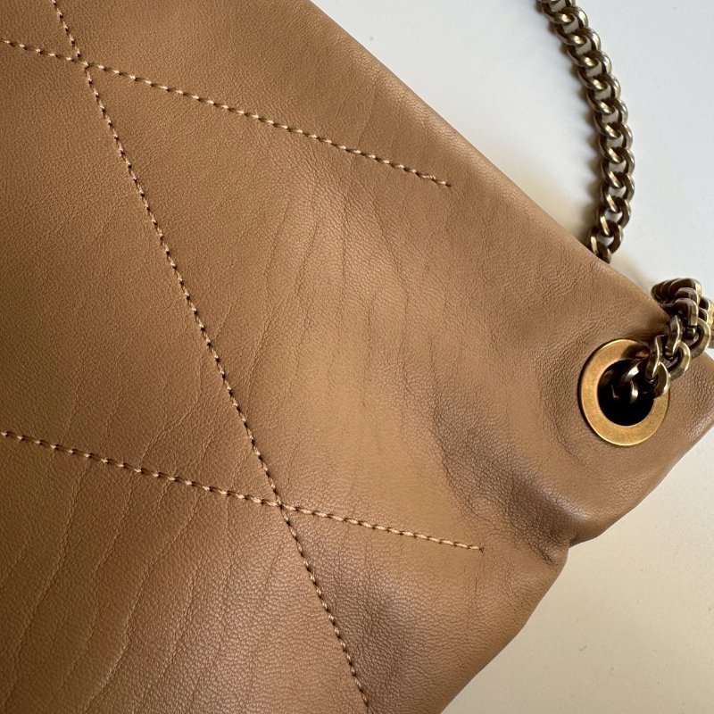 🎉耐看款✨百搭款 Lanvin 奶茶色肩背包-11