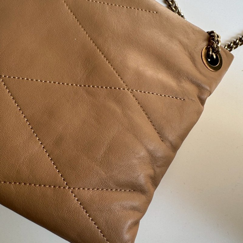 🎉耐看款✨百搭款 Lanvin 奶茶色肩背包-16