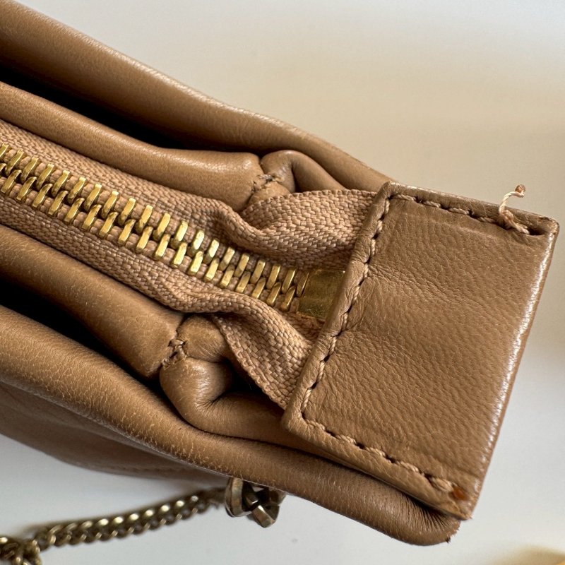 🎉耐看款✨百搭款 Lanvin 奶茶色肩背包-19