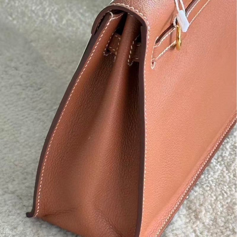 Hermes kelly danse金棕金扣ev皮全新閒置配件塵袋盒子-2