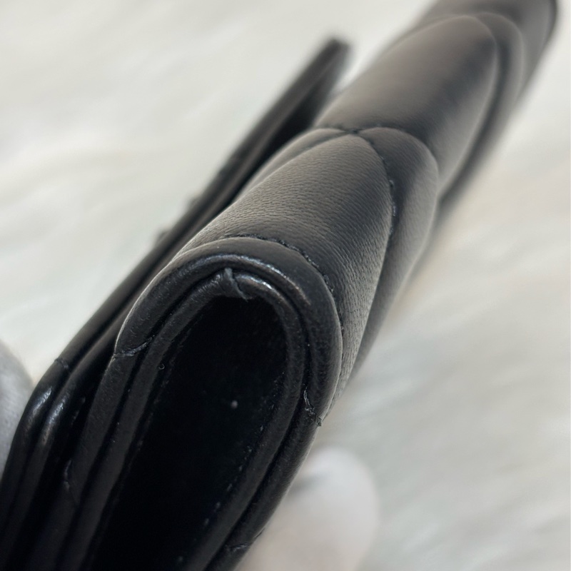 CHANEL AP1790 19系列 黑色羊皮 金釦 信用卡夾 零錢包 名片夾 錢包-6