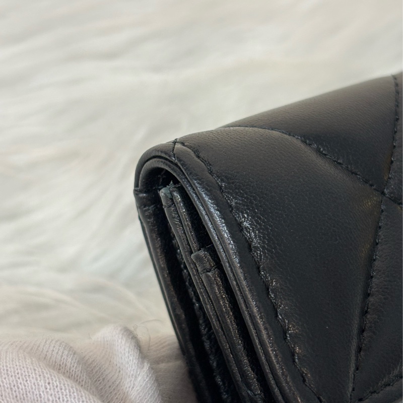 CHANEL AP1790 19系列 黑色羊皮 金釦 信用卡夾 零錢包 名片夾 錢包-12