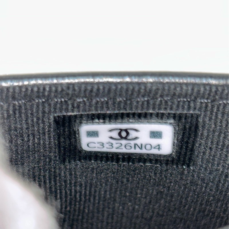 CHANEL AP1790 19系列 黑色羊皮 金釦 信用卡夾 零錢包 名片夾 錢包-31